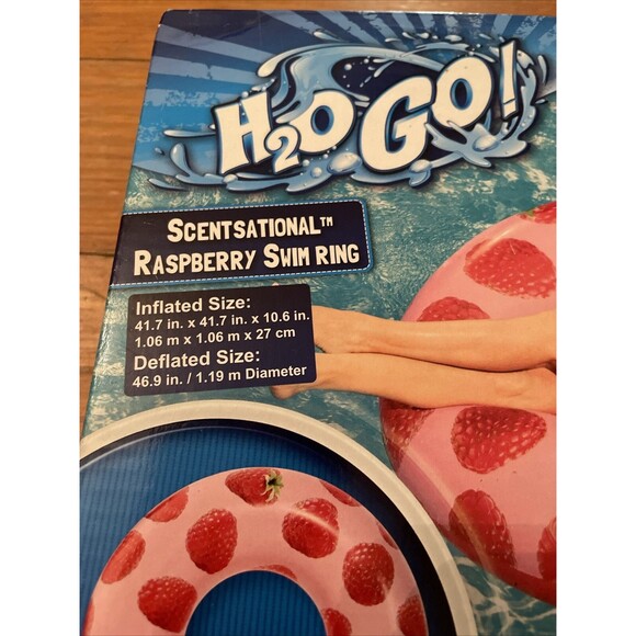 Bestway H2OGO! Scentsational Raspberry Swim Ring Pool Float SEALED - Picture 3 of 8